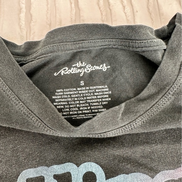 American Eagle Rolling Stones Grey T-Shirt Size S - Picture 4 of 5